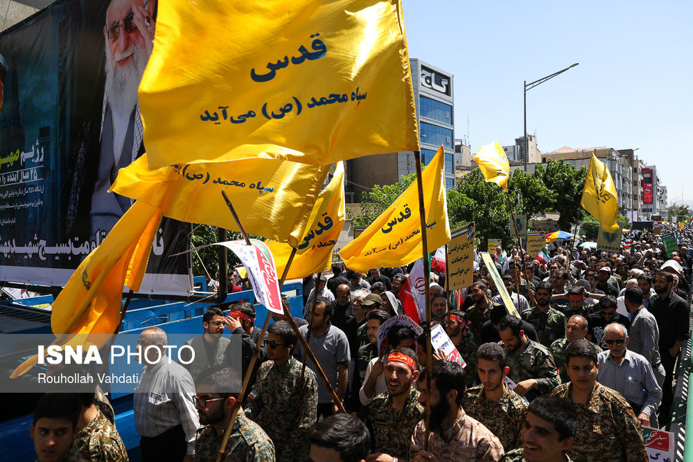 تصاویری از راهپیمایی روز قدس تهران 