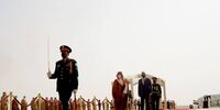 عکس استقبال عجیب از نخست وزیر عراق در عربستان
