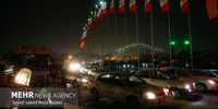 ترافیک سنگین در اتوبان تهران - کرج