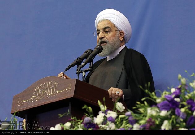 تصاویر همایش حامیان حسن روحانی در ورزشگاه آزادی