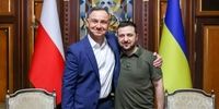 هدیه زلنسکی به شهروندان لهستانی
