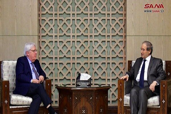 رایزنی وزیر خارجه سوریه با هماهنگ کننده سازمان ملل درباره زلزله 
