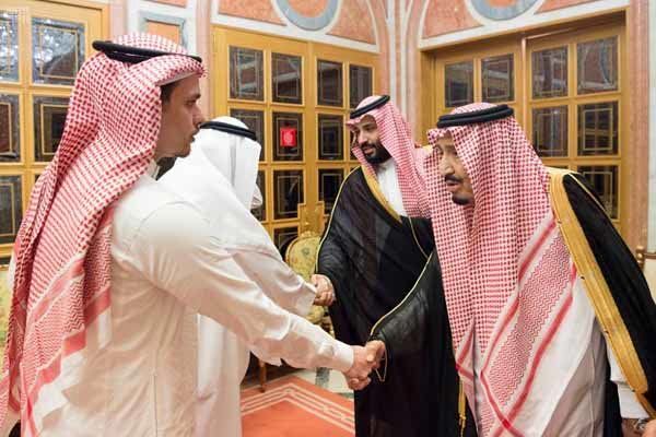 پادشاه و ولیعهد سعودی با خانواده خاشقجی دیدار کردند+عکس