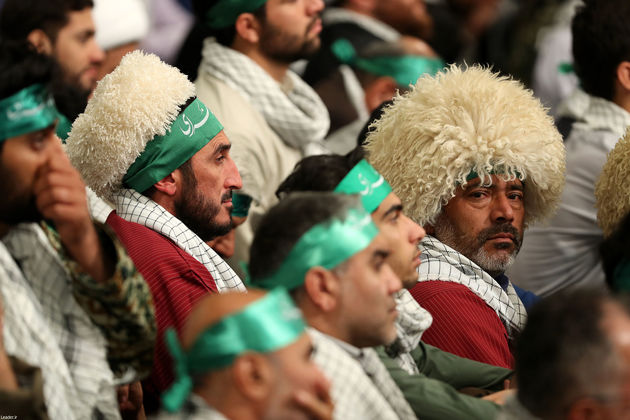 تصاویر دیدار هزاران نفر از بسیجیان با مقام معظم رهبری