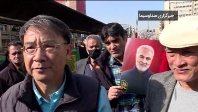 حضور خبرساز تایلندی‌ها در راهپیمایی ۲۲ بهمن+ فیلم
