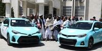 رونمایی از تاکسی های جدید طالبان در افغانستان+تصاویر