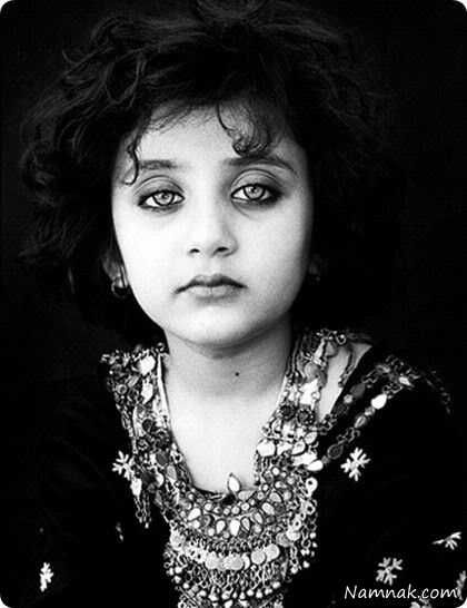 دختری افغان با زیباترین چشم های جهان + عکس
