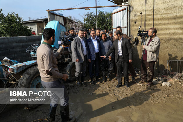 بازدید جهانگیری از مناطق سیل‌زده