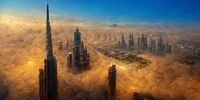 تصاویری  آخرالزمانی از دو شهر بزرگ لندن و دبی
