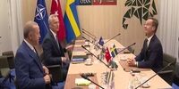دیدار سه‌جانبه «اردوغان»، «استولتنبرگ» و نخست‌وزیر سوئد