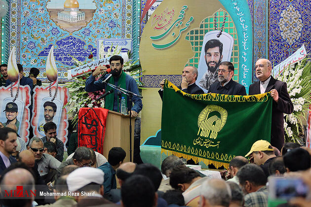 مراسم بزرگداشت شهید حججی در نجف آباد