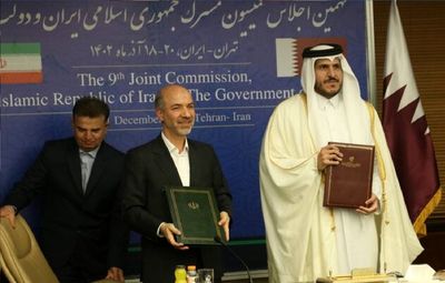 ایران و قطر یک سند همکاری امضا کردند