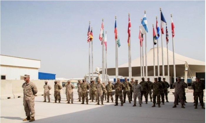 استقرار نیروهای آمریکایی در پایتخت قطر