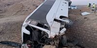 واژگونی مرگبار اتوبوس در یزد