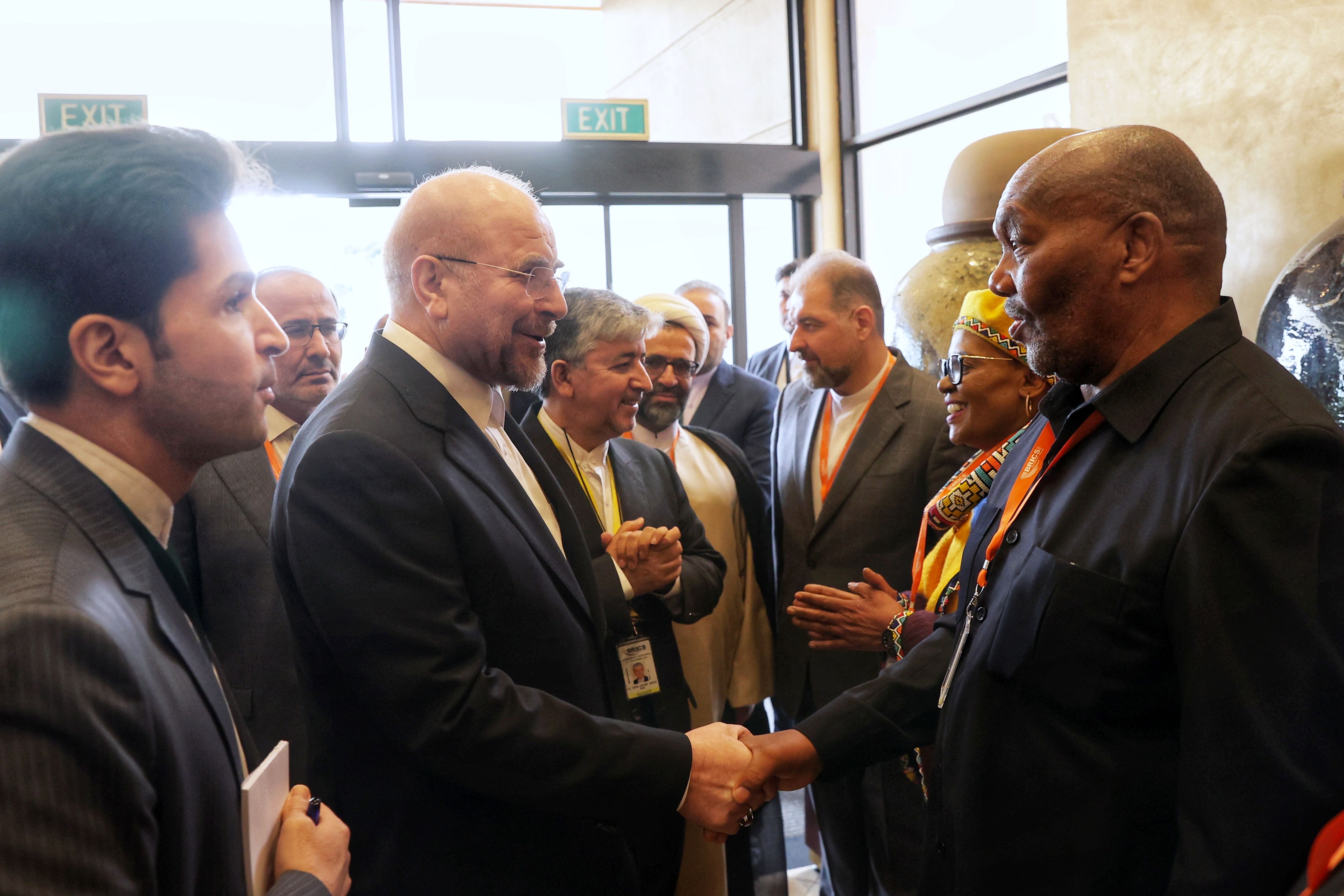 استقبال رسمی رئیس مجلس آفریقای جنوبی از قالیباف+ جزئیات