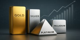 رکوردهای جدید طلا، نقره، پلاتینیوم و پالادیوم | قیمت‌ها به قله‌های تاریخی رسیدند!