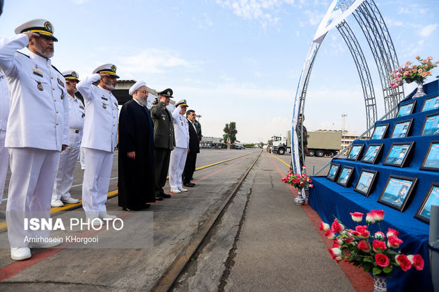 رونمایی از زیردریایی فاتح با حضور رئیس‌جمهور