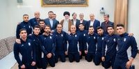 دیدار اعضای تیم ملی فوتسال ایران با رهبری 