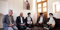 بازدید رئیسی از خانه پدری امام خمینی (ره) در خمین