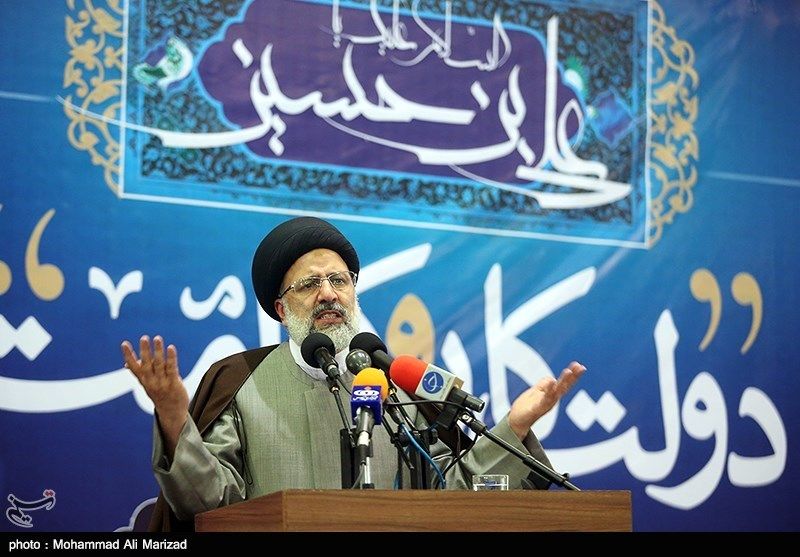 حمایت انصار حزب الله مشهد از کاندیداتوری ابراهیم رئیسی