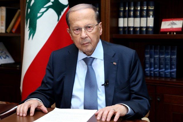 پیام تبریک رئیس جمهور لبنان به رئیسی