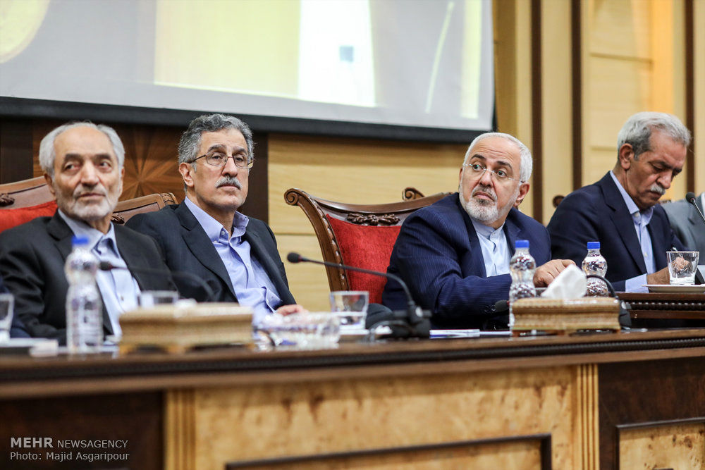 حضور ظریف در  جلسه اتاق بازرگانی ایران 