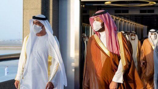 دیدار ولیعهد امارات با بن سلمان در جده