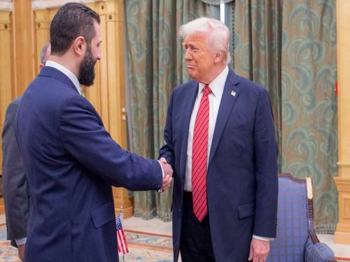 دیدار احمد الشرع با ترامپ  + عکس 