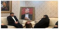مخبر با خانواده شهید امیرعبداللهیان دیدار کرد