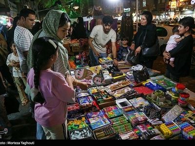 تصاویر | بازار لوازم‌التحریر در آستانه آغاز سال تحصیلی