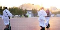 طواف کعبه با اسکوتر برقی در عربستان + تصاویر