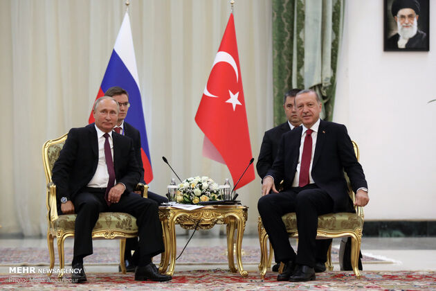 نشست سه‌جانبه تهران با حضور روحانی، پوتین و اردوغان