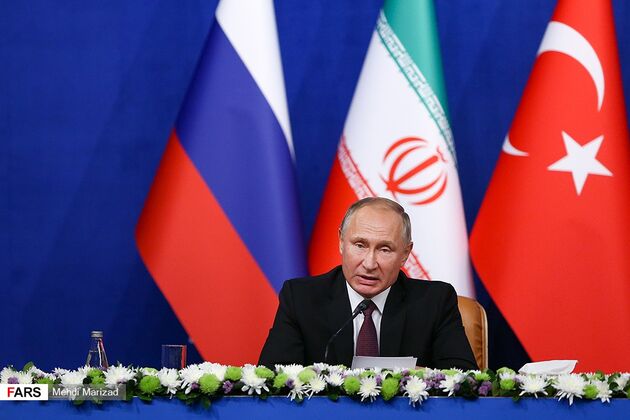 نشست سه‌جانبه تهران با حضور روحانی، پوتین و اردوغان