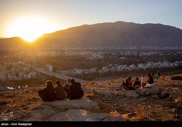 پیاده روی شیراز