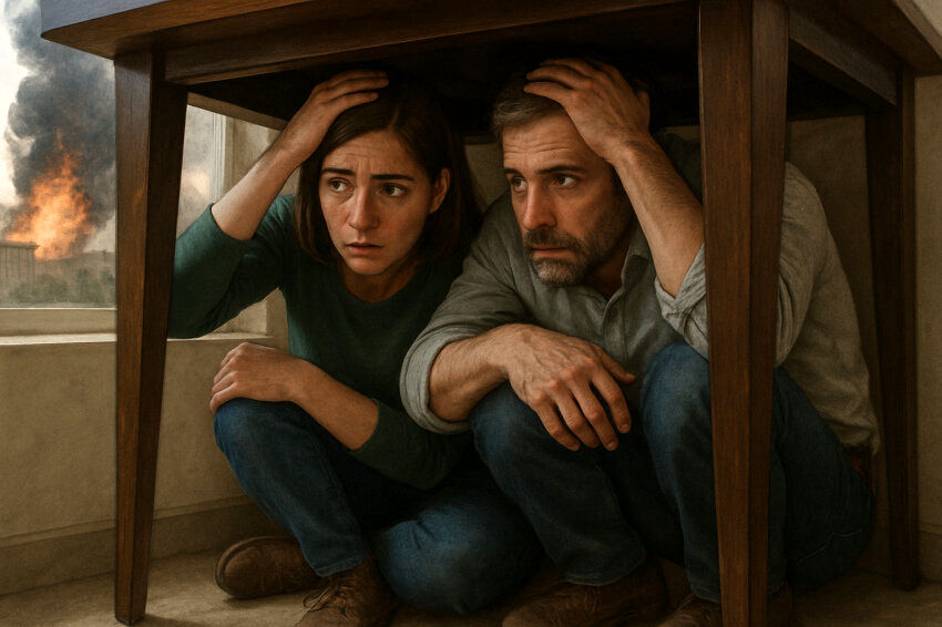 چند ثانیه حیاتی؛ چگونه در زمان انفجار جان خود را حفظ کنیم؟/ امن‌ترین نقاط ساختمان در زمان حملات هوایی/ از چه مکان‌هایی باید دوری کرد؟