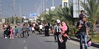 فرار 5 هزار فلسطینی با پای پیاده