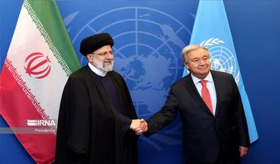 دبیرکل سازمان ملل به رئیسی پیام داد