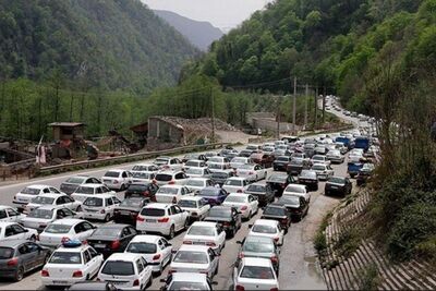 ترافیک سنگین در محورهای هراز و فیروزکوه