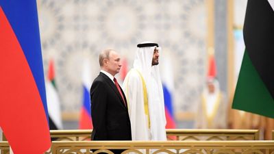 پوتین و بن زاید در امارات دیدار کردند/ امارات مانع بزرگ تحریم‌های آمریکا علیه روسیه!