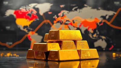 کاهش قیمت طلا زیر سایه نگرانی‌های ناشی از قیمت بالای نفت | سیگنال افزایش قیمت بنزین به تورم