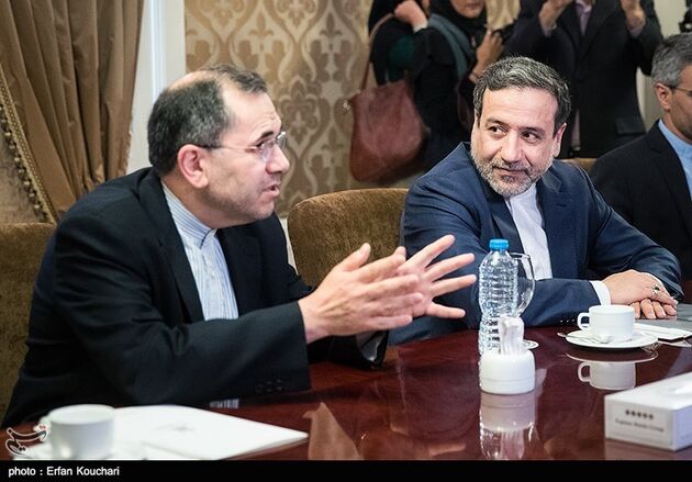 دیدار سرگئی ریابکف با عباس عراقچی