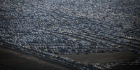 تجمع خودروها در مرز شلمچه