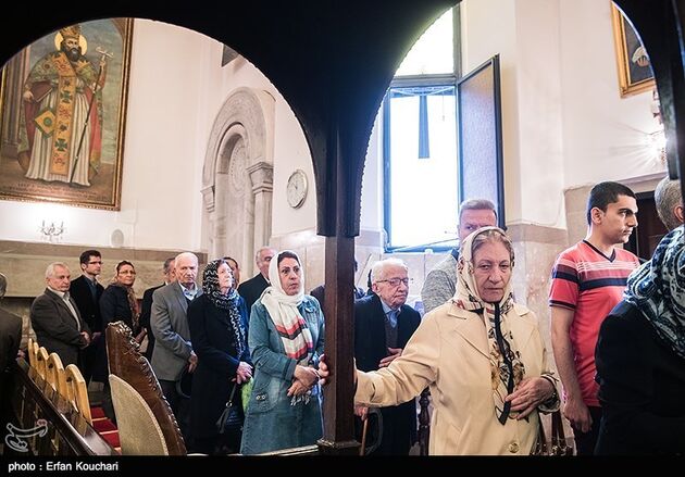مراسم عید پاک در کلیسای گریگور مقدس