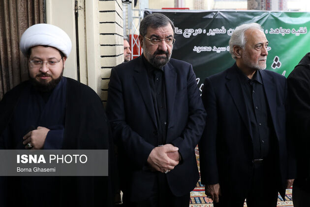 مراسم ختم هاشمی شاهرودی در مسجد ارگ