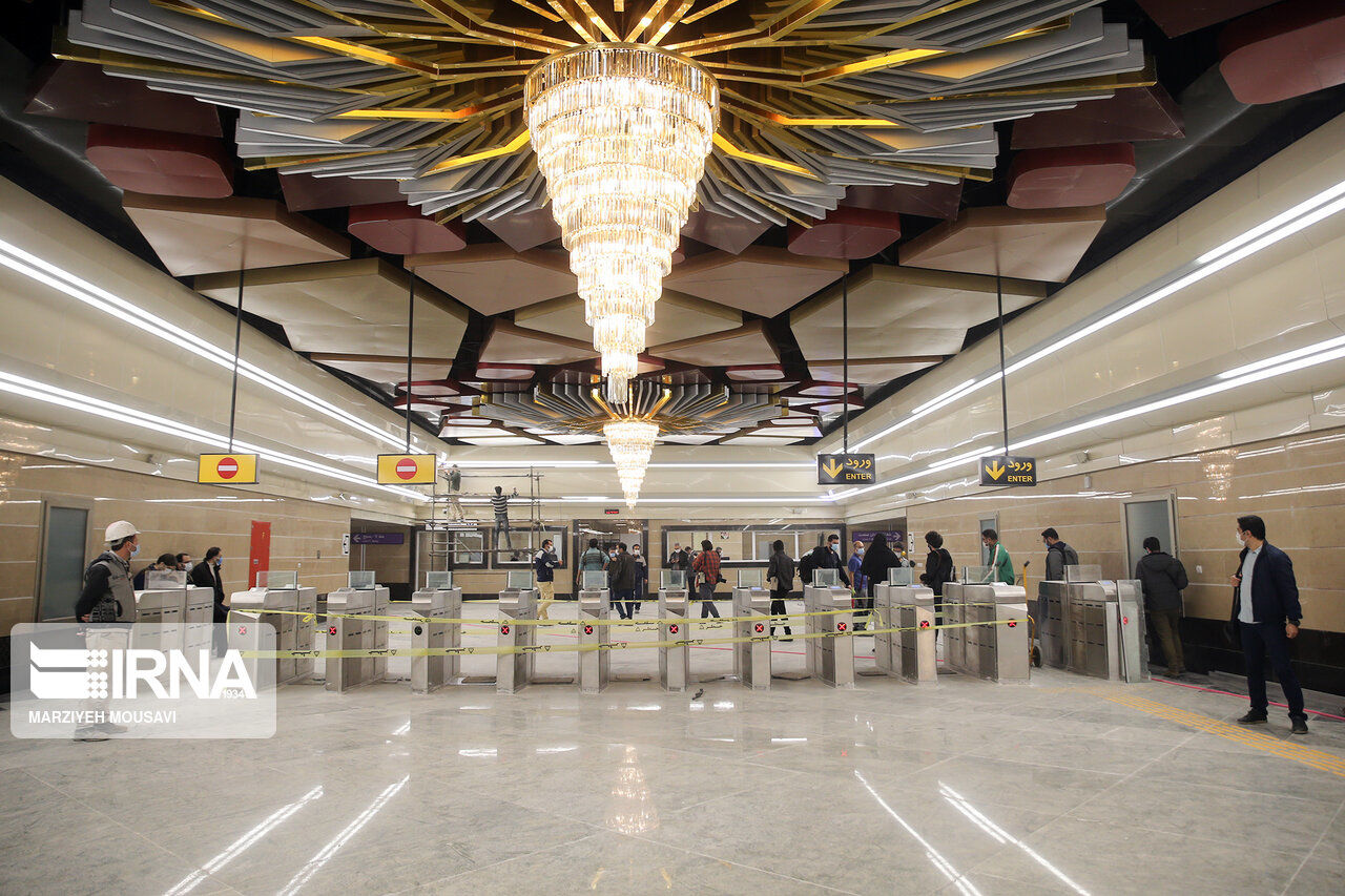 گزارش تصویری ایستگاه مترو برج میلاد تهران