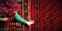 عکسی از یک فرش زیبای کاشان در عهد قاجار