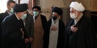 حضور رئیسی در مراسم ترحیم آیت‌الله صافی گلپایگانی