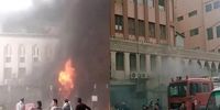 آتش‌سوزی گسترده در یک بیمارستان + تعداد کشته‌ها و مصدومین