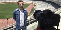 فوتبالیست استقلالی جلوی دوربین سینما +عکس