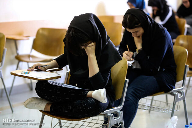 برگزاری کنکور سراسری در دانشگاه امیرکبیر(عکس مهر- محمدحسین مهیمنی)